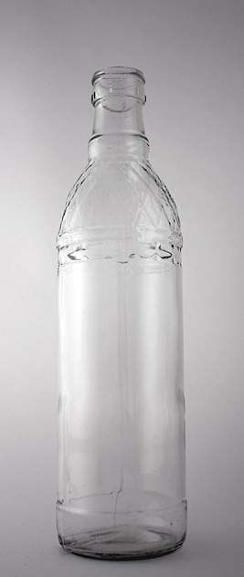 Водочная бутылка КПМ-30-500-ЧЛВЗ в прозрачном стекле