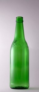 Пивная бутылка КПН-1-500-FAXE в зелёном стекле
