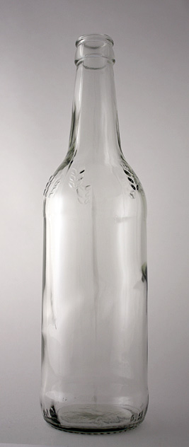 Пивная бутылка КПН-1-500-САН в прозрачном стекле