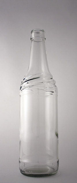 Пивная бутылка КПН-1-500-Твистер в прозрачном стекле