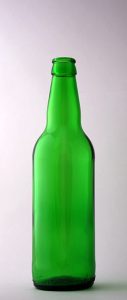 Пивная бутылка КПН-2-500-«Bаршава» в зелёном стекле
