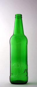 Пивная бутылка КПН-500-Ирбис в зелёном стекле