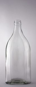Водочная бутылка В-28-500-ФЛ в прозрачном стекле
