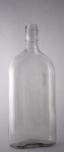 Водочная бутылка В-31-500-Дербент в прозрачном стекле