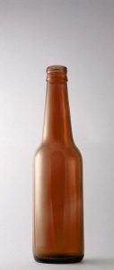 Пивная бутылка ВКП-330-SOL в коричневом стекле