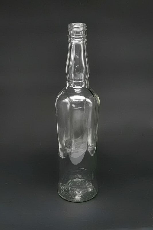Водочная бутылка В-28-500-БЯ (ВДН) в прозрачном стекле